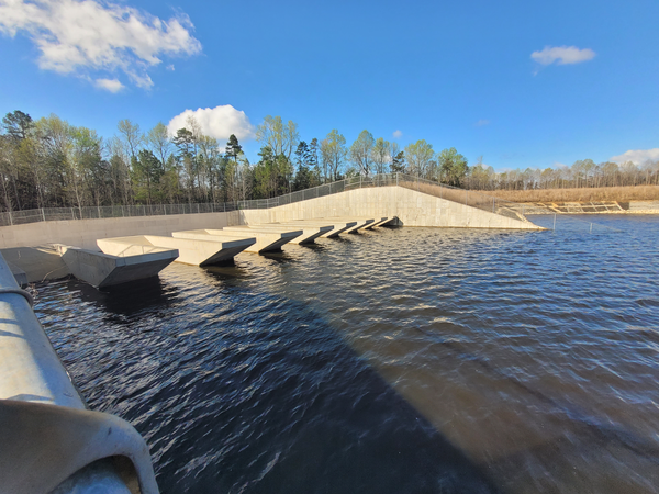 Image of reservoir spillway