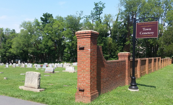 Town Cemetery Entrance and Sign