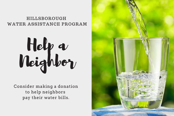 Donation request for Water Assistance Program